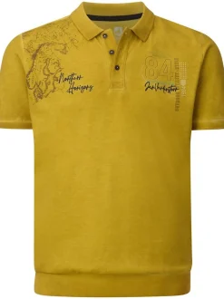 Jan Vanderstorm Herren Poloshirt - MORKSTAD in gelb