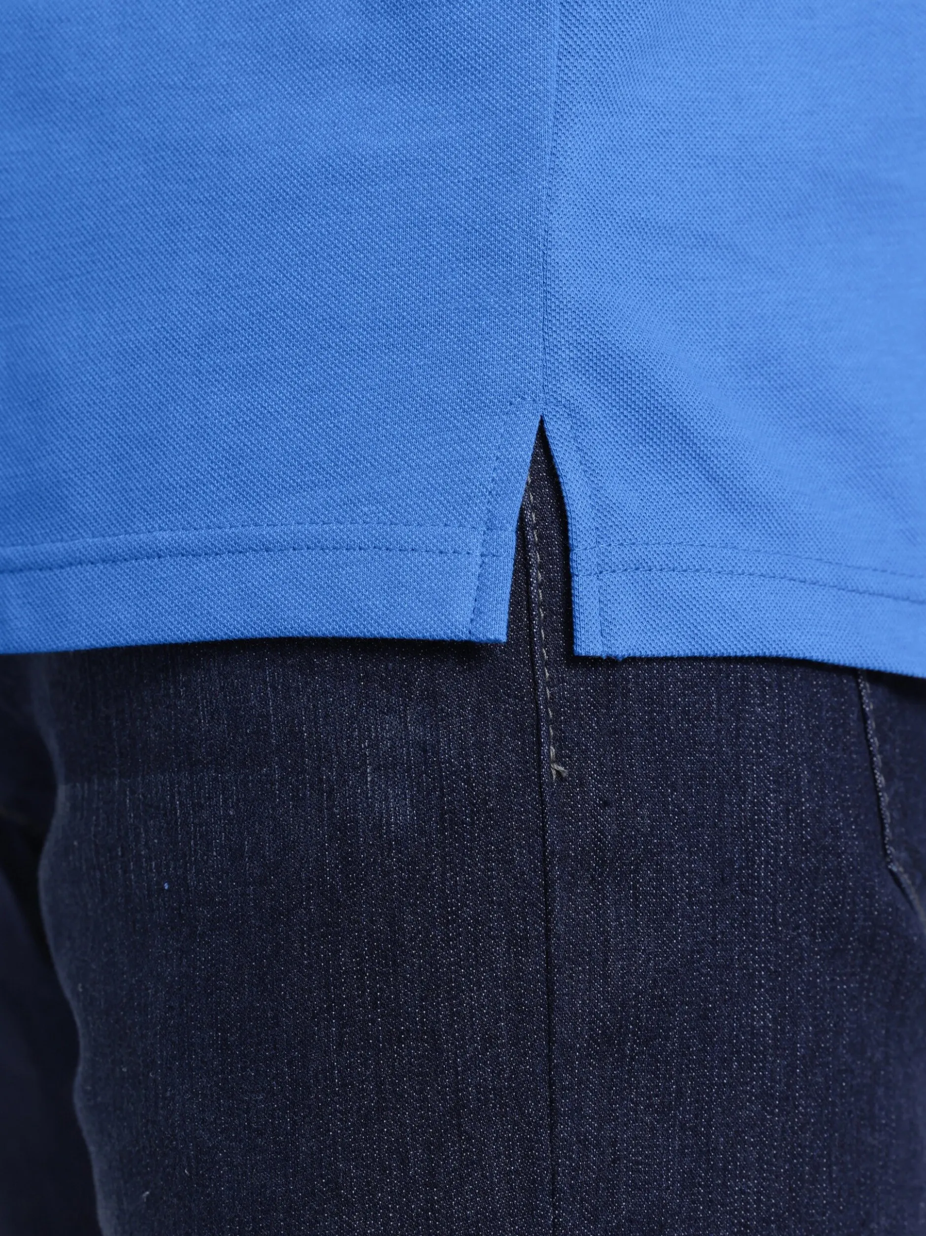 Jan Vanderstorm Herren Poloshirt - HALLFRED in blau