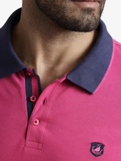 Jan Vanderstorm Herren Poloshirt - LAVRANS in pink
