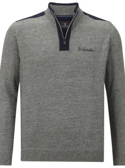 Jan Vanderstorm Herren Pullover - DAIN in grau