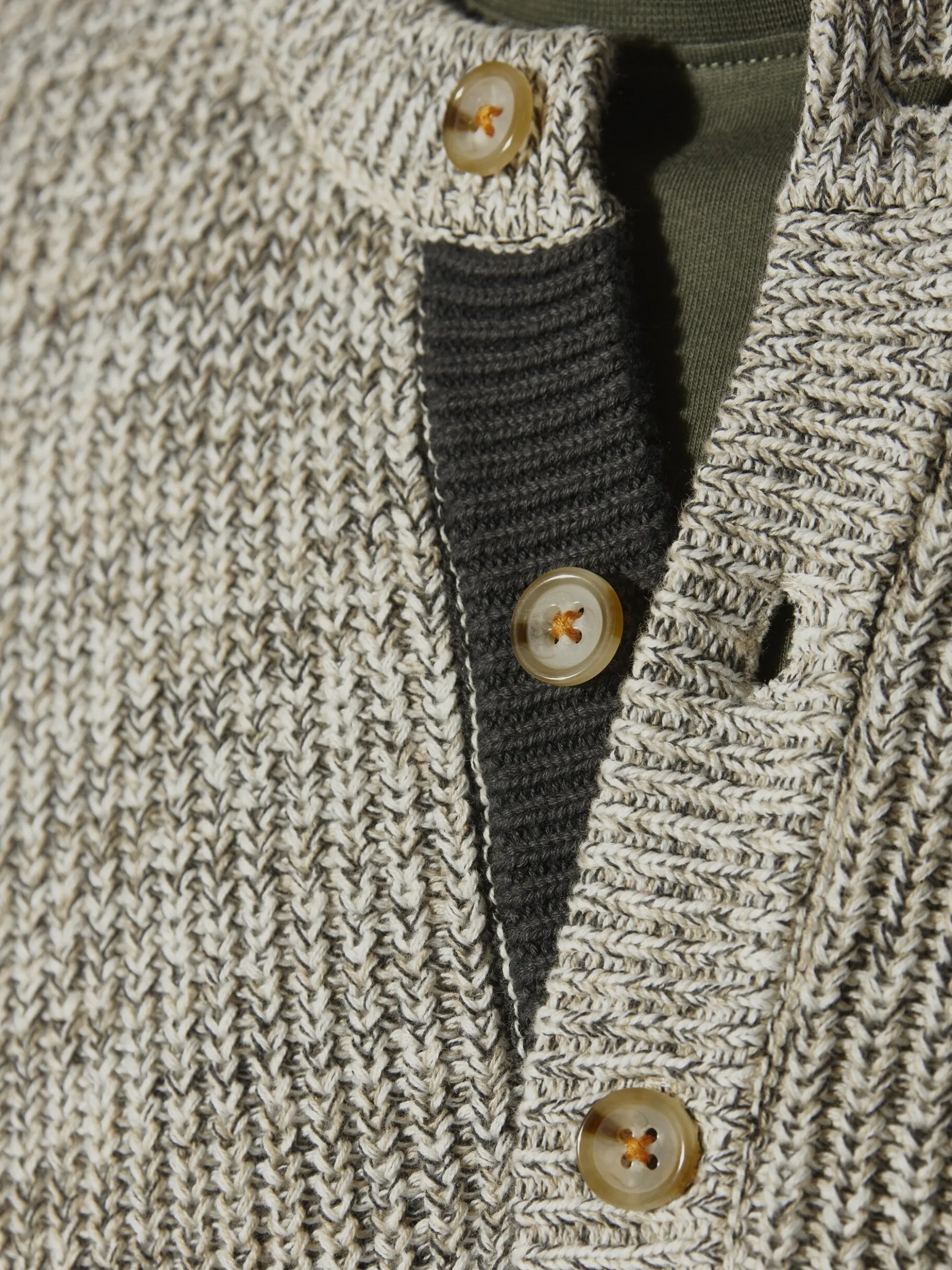 Jan Vanderstorm Herren Pullover - TJUSE in beige