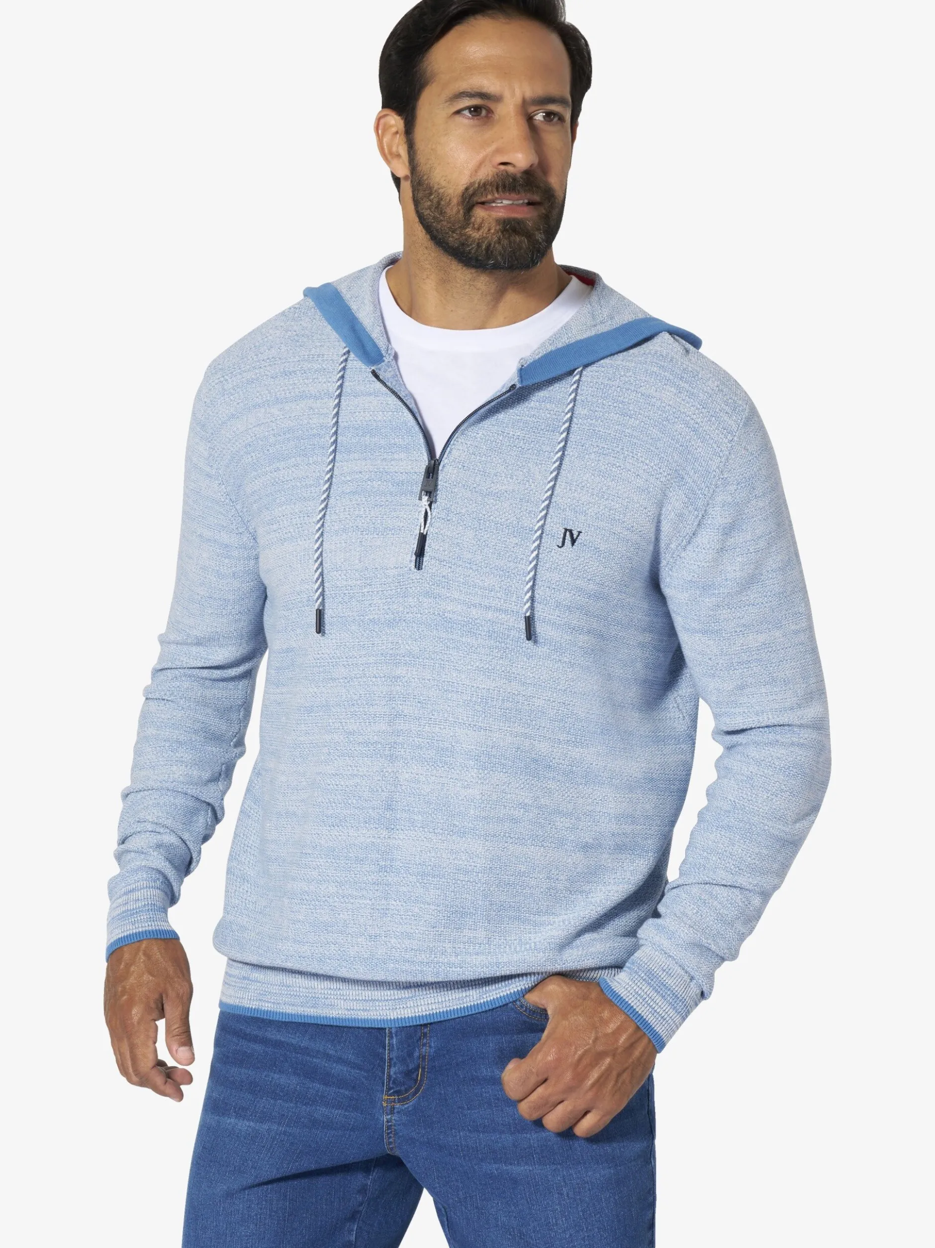Jan Vanderstorm Herren Pullover - TORGILS in hellblau