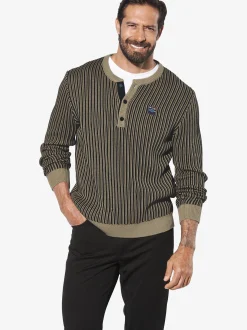 Jan Vanderstorm Herren Pullover - AKSELVIK in schwarz beige