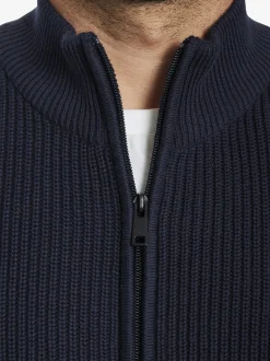 Jan Vanderstorm Herren Strickjacke - NORANDER in blau