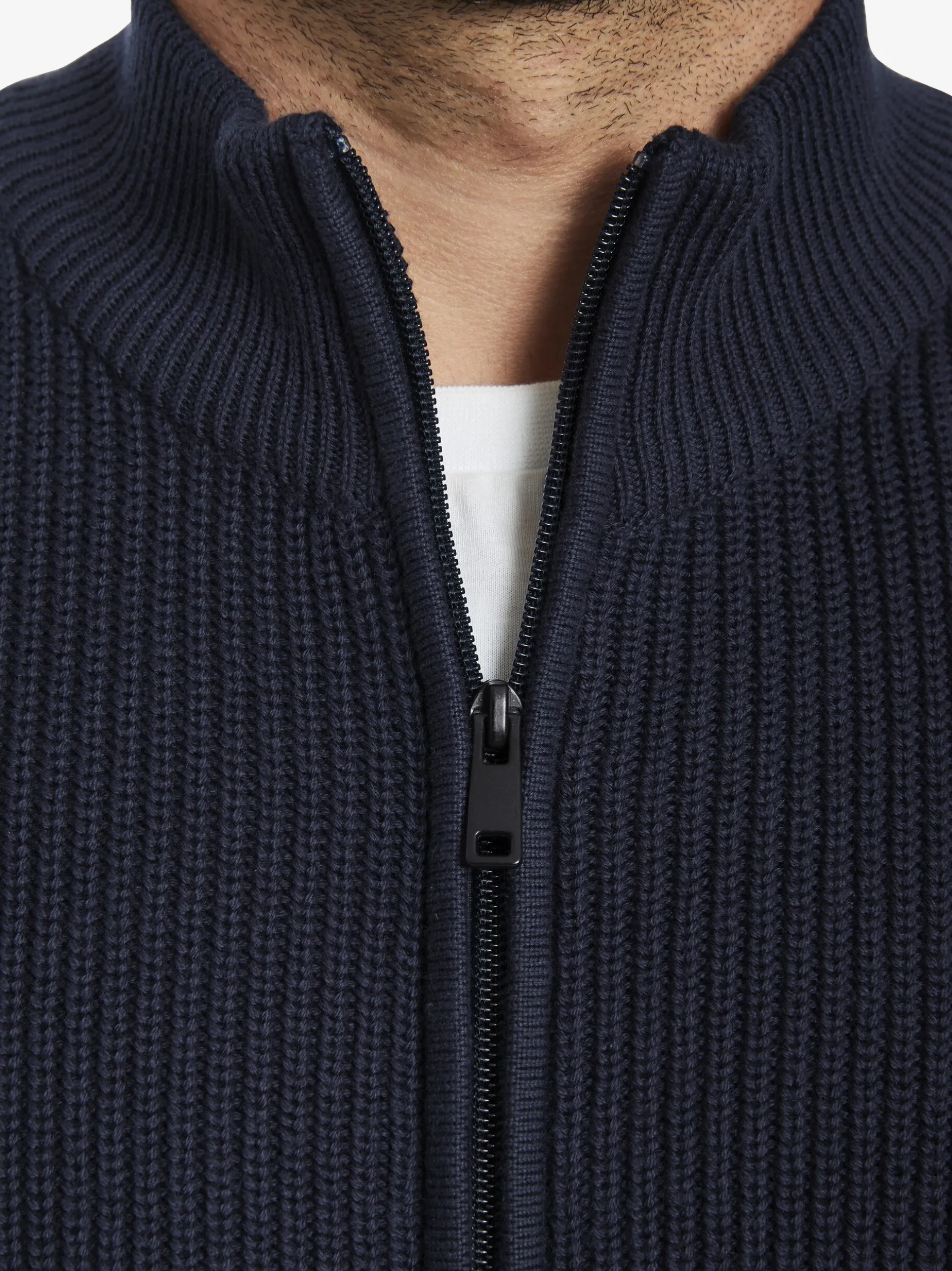Jan Vanderstorm Herren Strickjacke - NORANDER in blau