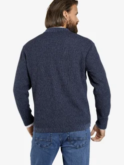 Jan Vanderstorm Herren Strickjacke - ASGER in blau