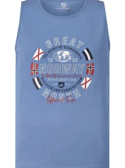 Jan Vanderstorm Herren Tanktop - TAMPPI in blau