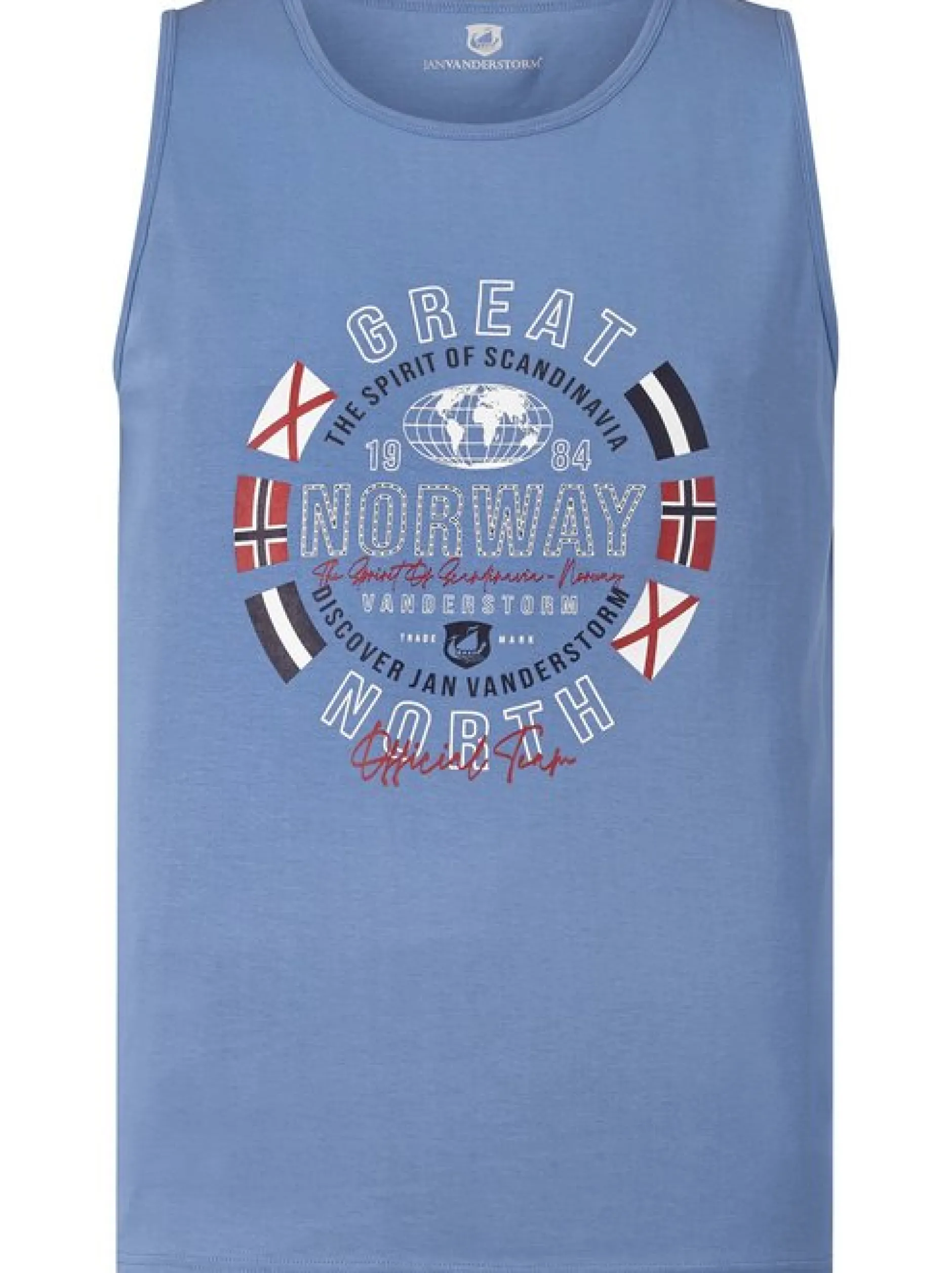 Jan Vanderstorm Herren Tanktop - TAMPPI in blau