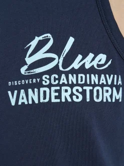 Jan Vanderstorm Herren Tanktop - FELTON in blau