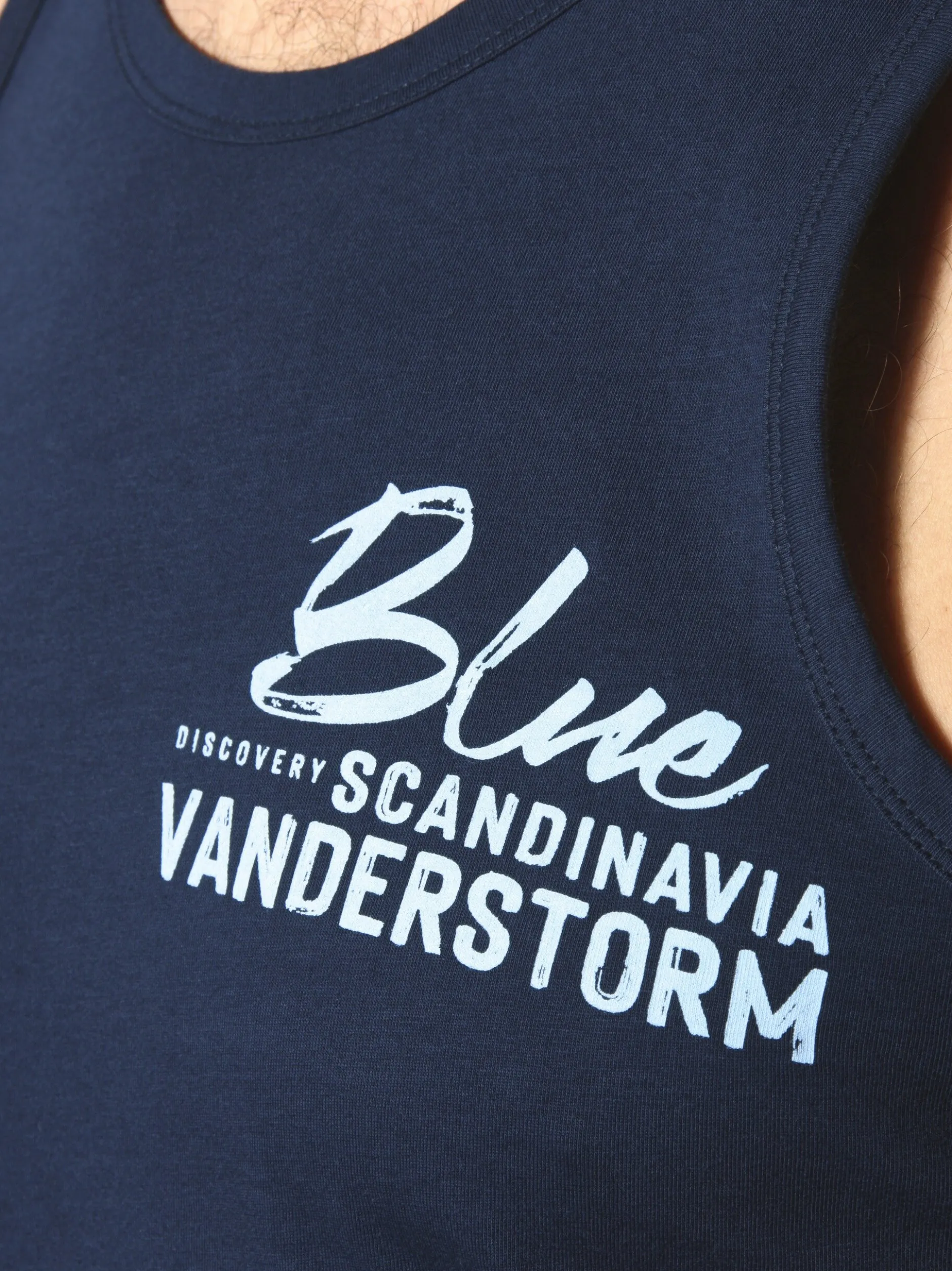 Jan Vanderstorm Herren Tanktop - FELTON in blau