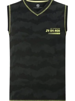 Jan Vanderstorm Herren Tanktop - FAFNER in schwarz