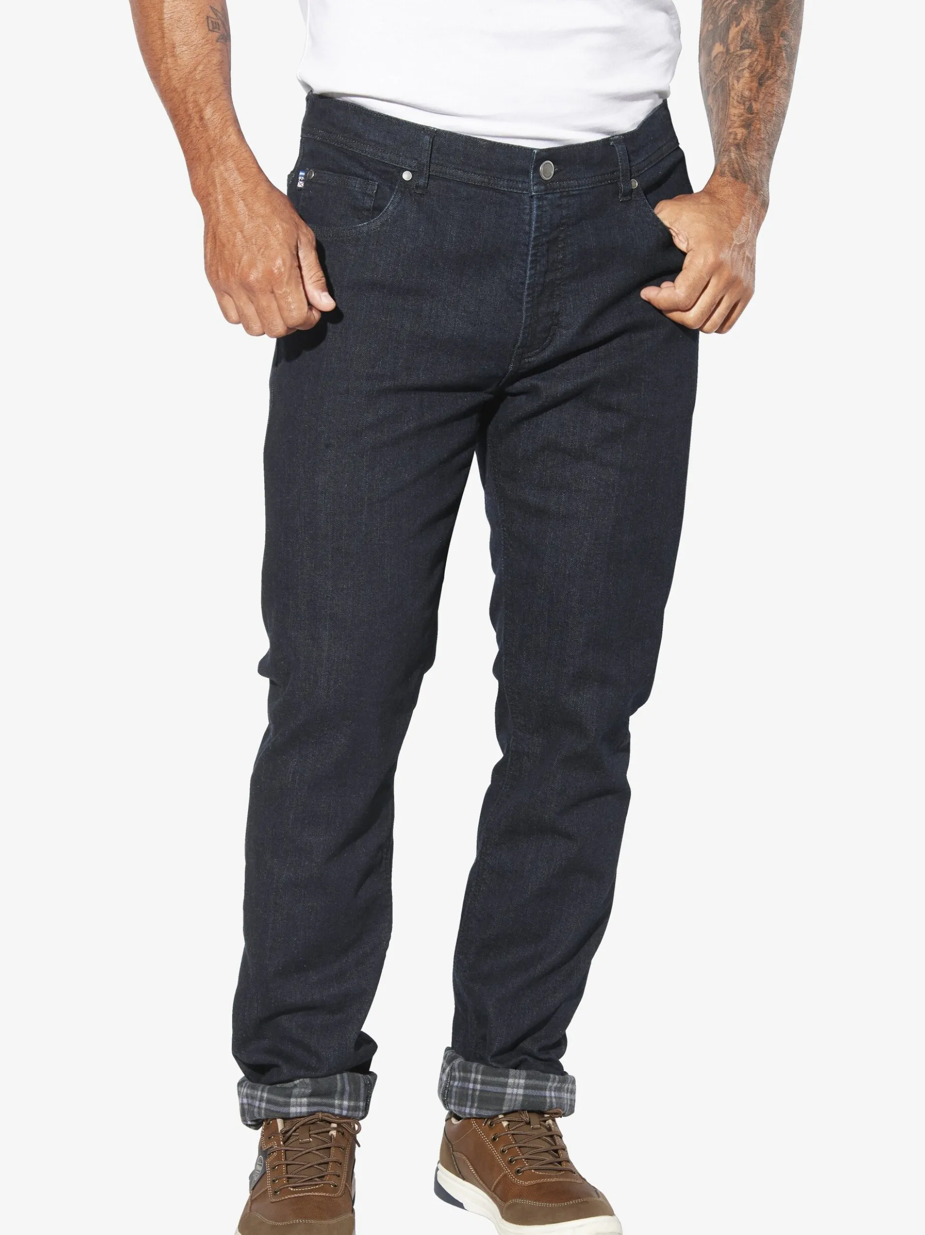 Jan Vanderstorm Herren Thermojeans - GUNNSTAD in rinsed blau