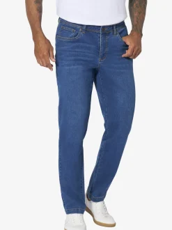 Jan Vanderstorm Herren Tiefbundjeans - BOLKER in blau denim