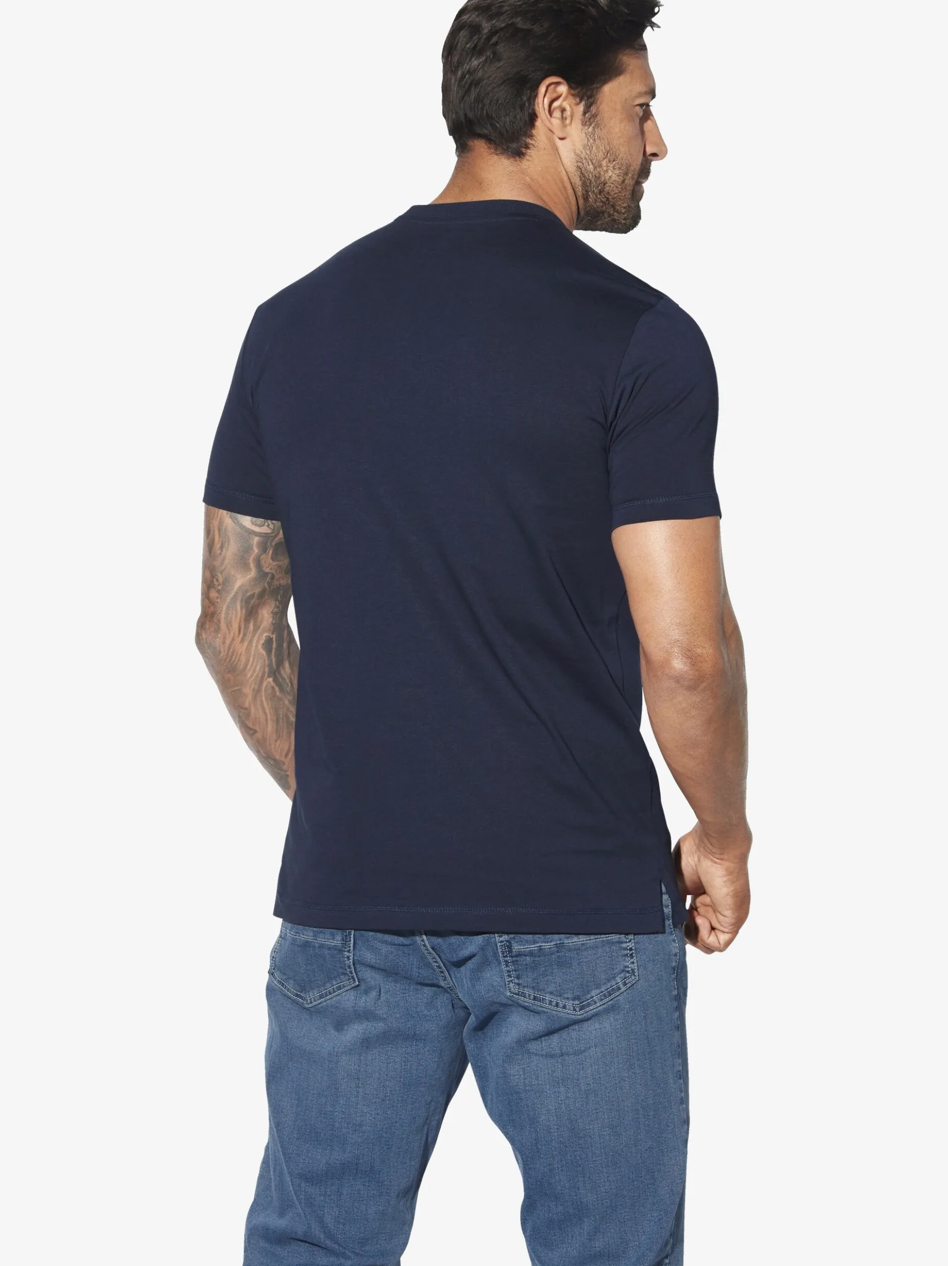 Jan Vanderstorm Herren T-Shirt - SVENBOR in blau