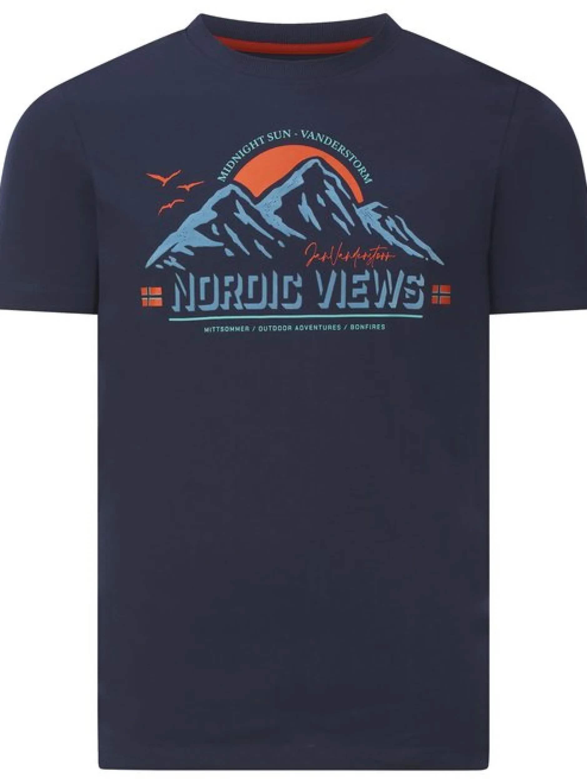 Jan Vanderstorm Herren T-Shirt - SVENBOR in blau