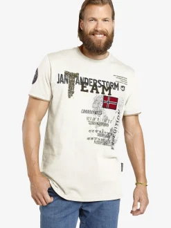 Jan Vanderstorm Herren T-Shirt - SÖLVE in vanille