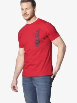 Jan Vanderstorm Herren T-Shirt - FLEMMING in rot