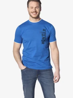 Jan Vanderstorm Herren T-Shirt - FLEMMING in royal blau