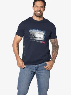 Jan Vanderstorm Herren T-Shirt - PITTER in blau