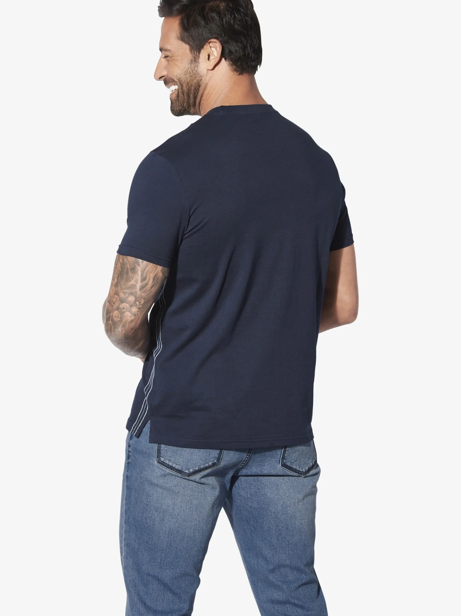 Jan Vanderstorm Herren T-Shirt - PITTER in blau