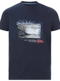Jan Vanderstorm Herren T-Shirt - PITTER in blau