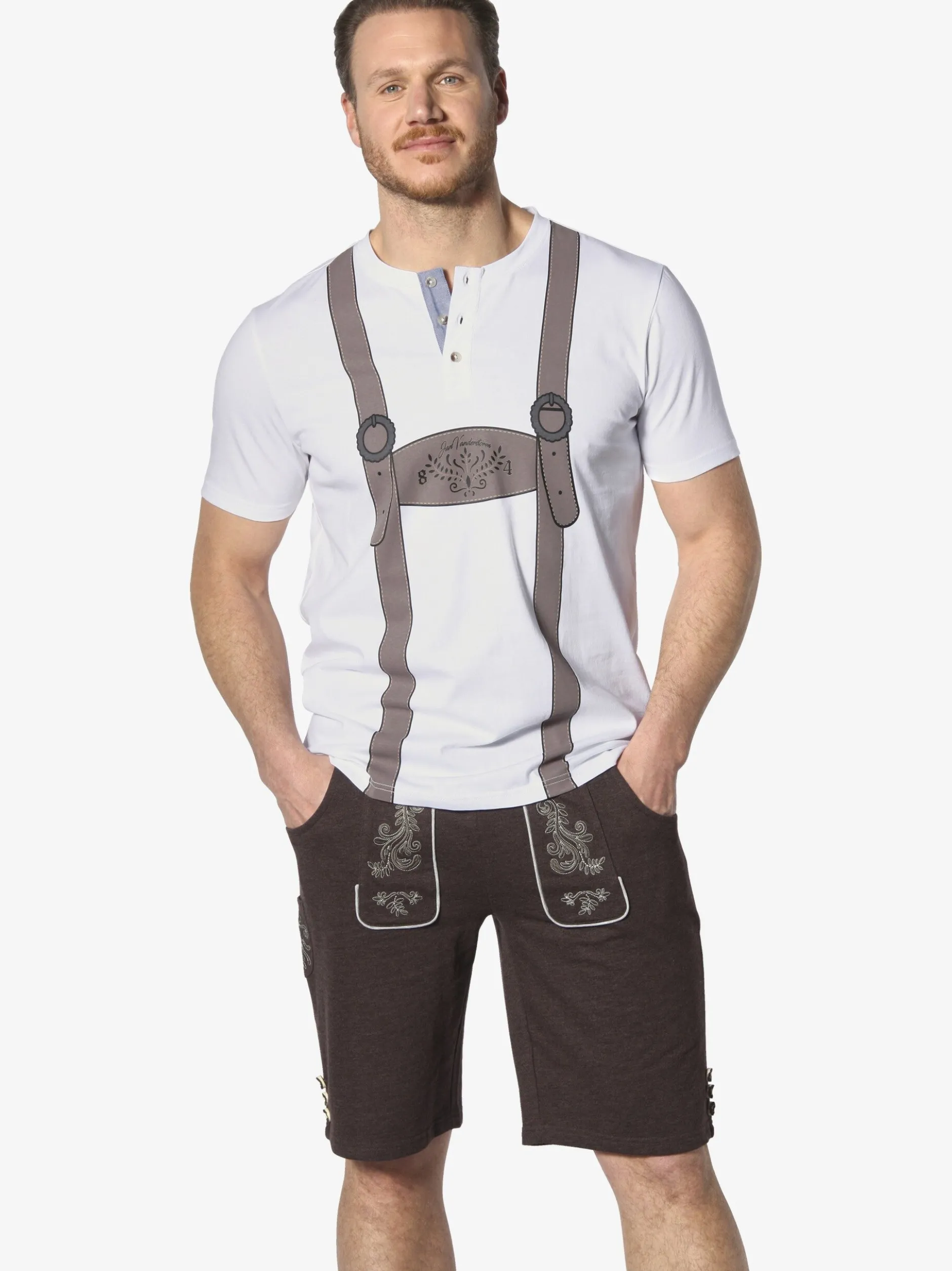 Jan Vanderstorm Herren T-Shirt - KELBY in weiß