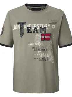 Jan Vanderstorm Herren T-Shirt - SÖLVE in oliv