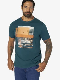 Jan Vanderstorm Herren T-Shirt - HAKEJAN in petrol