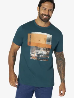 Jan Vanderstorm Herren T-Shirt - HAKEJAN in petrol