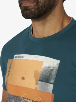 Jan Vanderstorm Herren T-Shirt - HAKEJAN in petrol