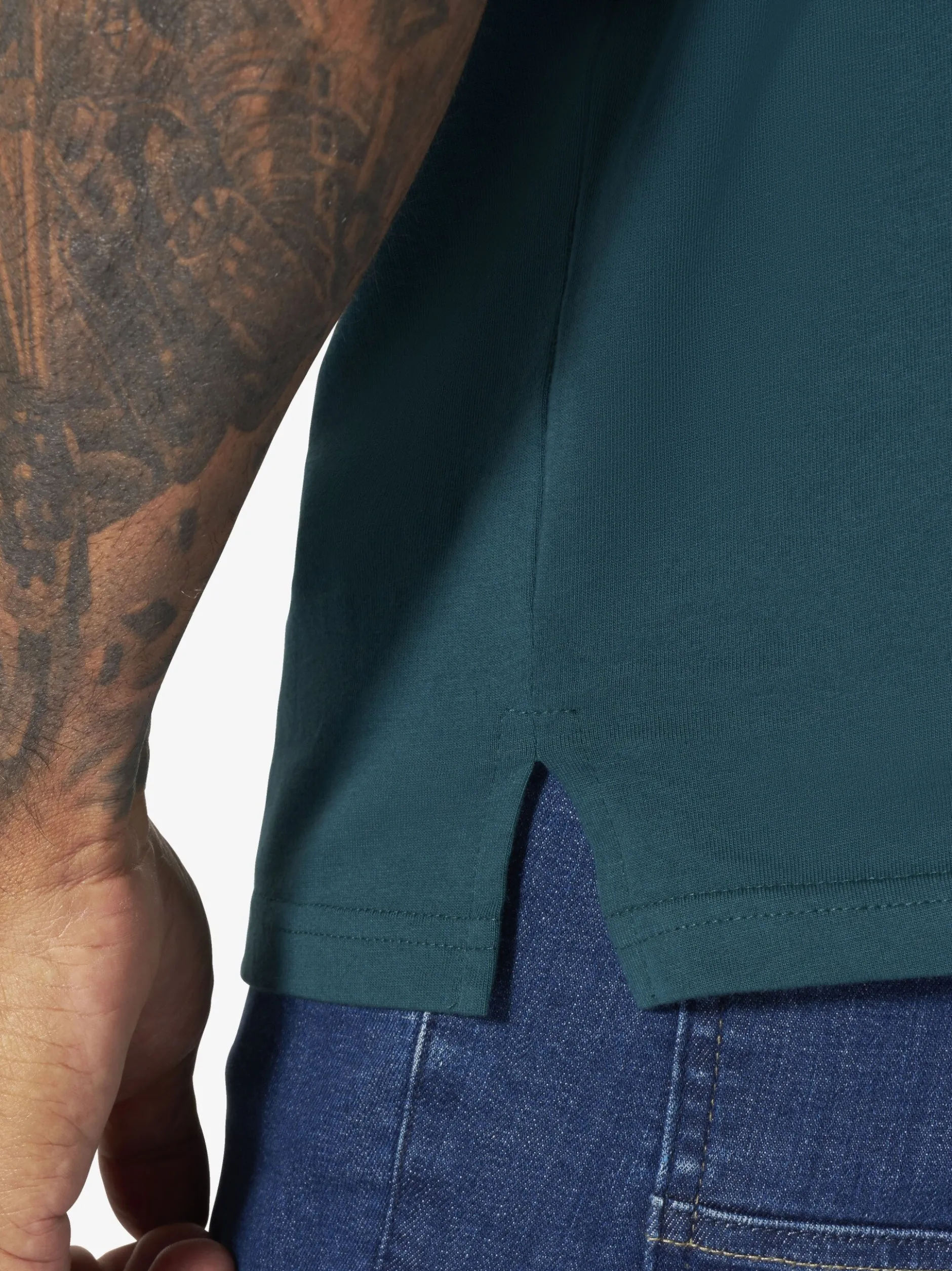 Jan Vanderstorm Herren T-Shirt - HAKEJAN in petrol