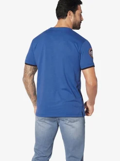 Jan Vanderstorm Herren T-Shirt - SÖLVE in royal blau