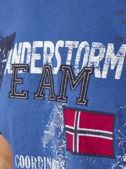 Jan Vanderstorm Herren T-Shirt - SÖLVE in royal blau