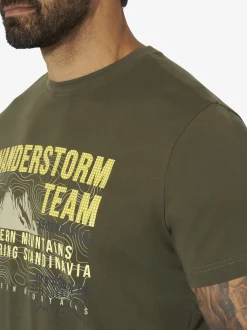 Jan Vanderstorm Herren T-Shirt - BALVAR in khaki