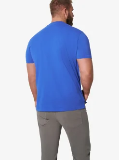 Jan Vanderstorm Herren T-Shirts - ODDUR im 2er-Pack in blau gelb