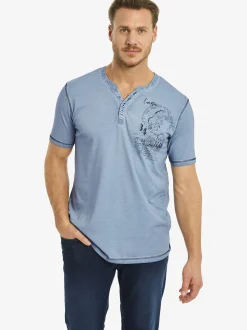 Jan Vanderstorm Herren T-Shirt - GODBERT in blau
