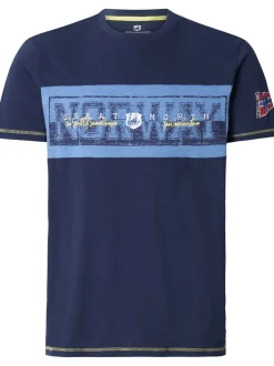 Jan Vanderstorm Herren T-Shirt - MATTGUR in blau