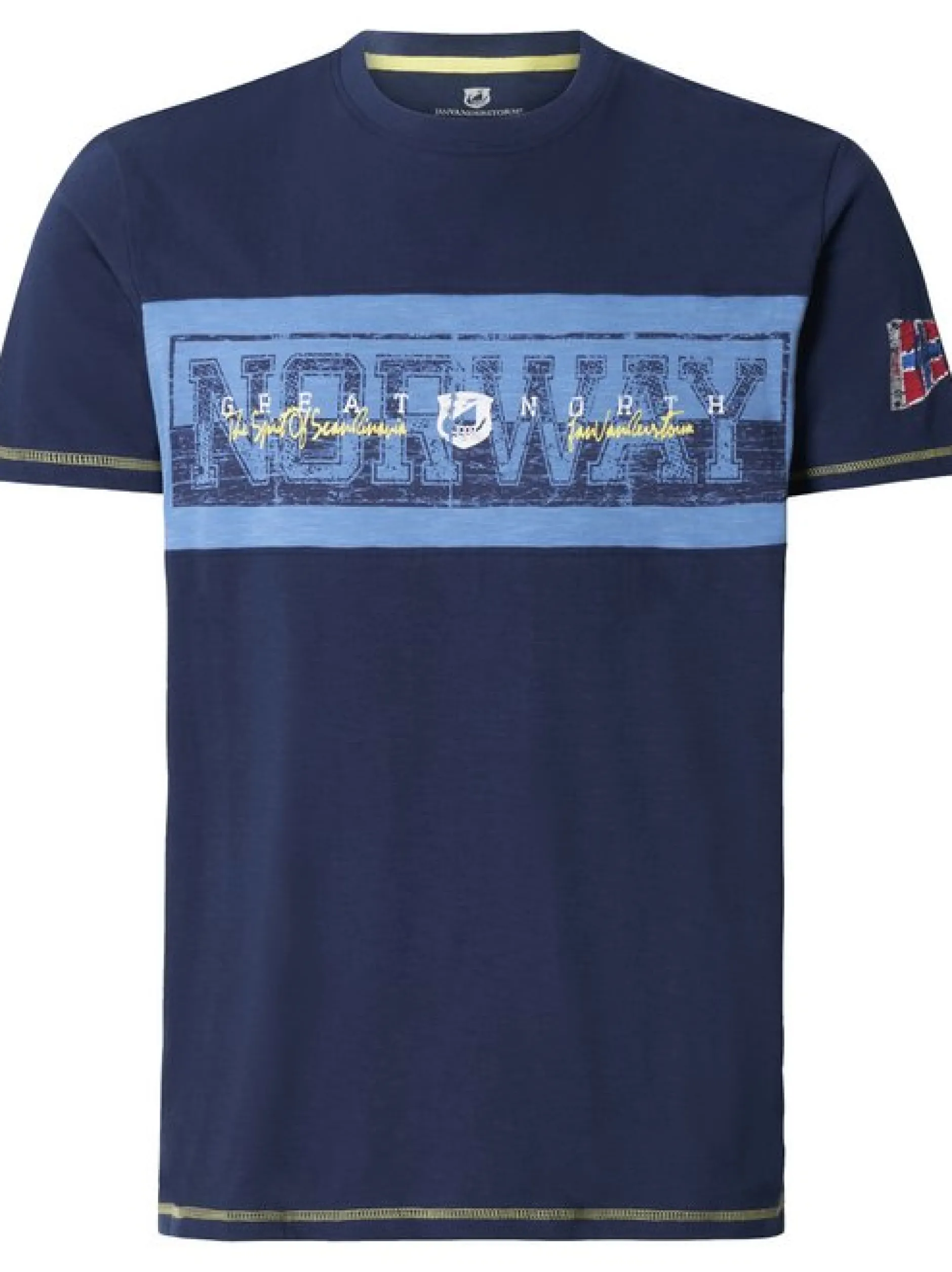Jan Vanderstorm Herren T-Shirt - MATTGUR in blau