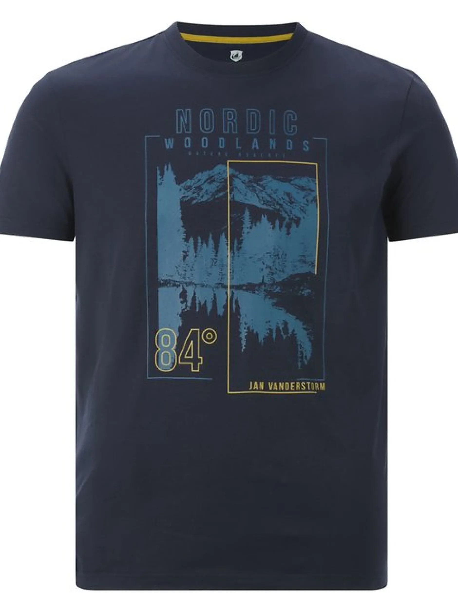 Jan Vanderstorm Herren T-Shirt - MAGNUSVIK in blau