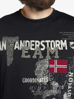 Jan Vanderstorm Herren T-Shirt - SÖLVE in blau