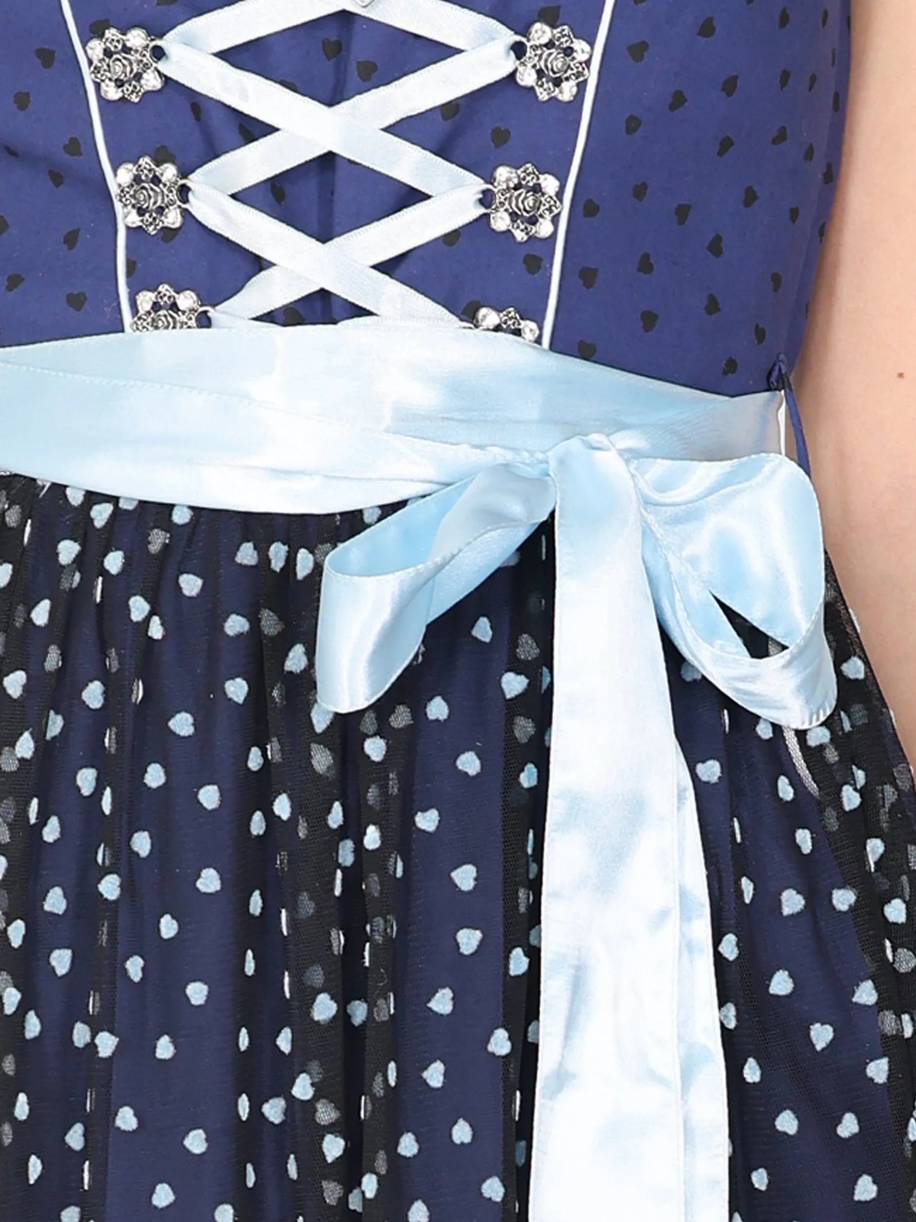 JCC Damen Dirndl in blau