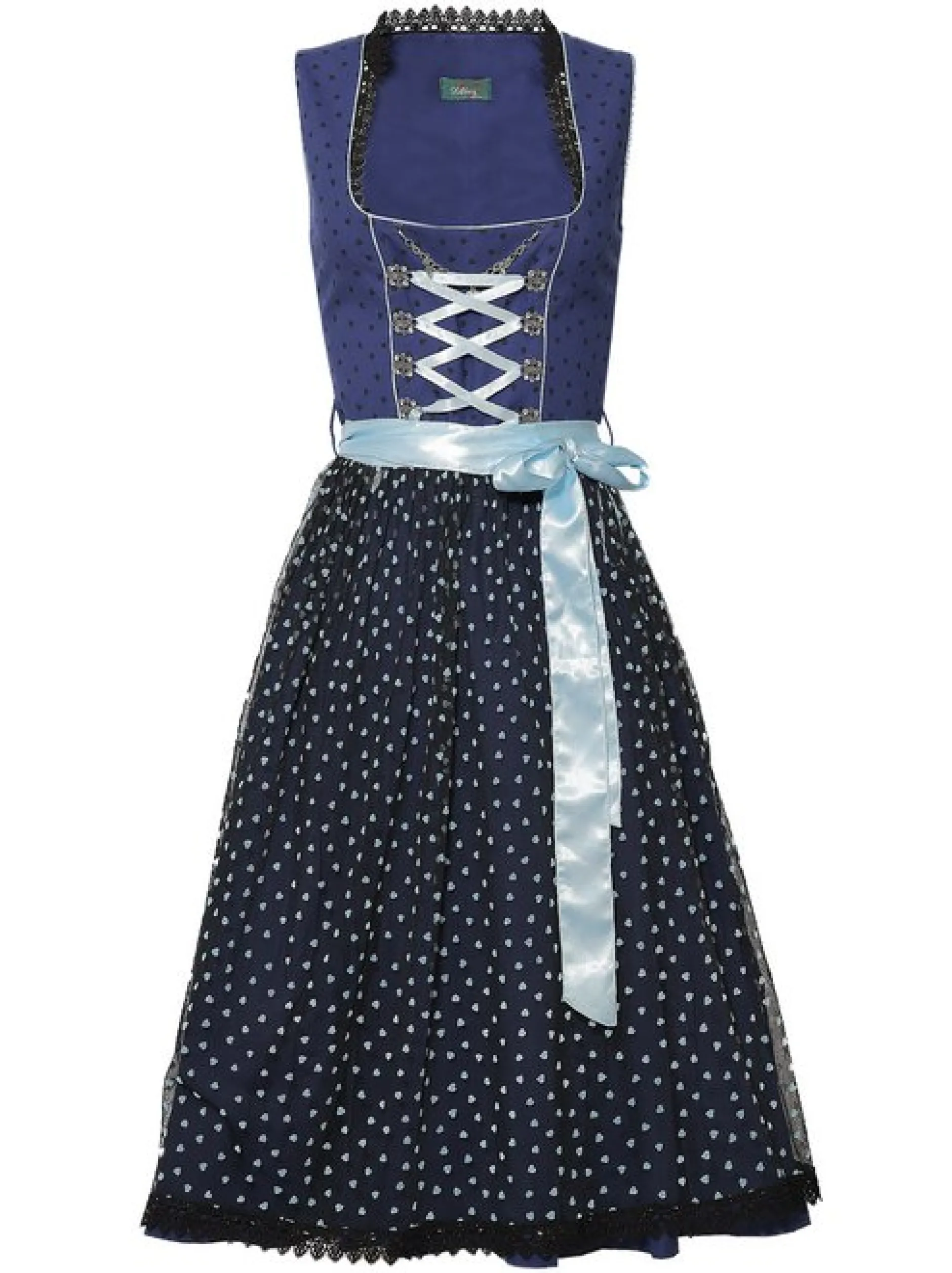 JCC Damen Dirndl in blau