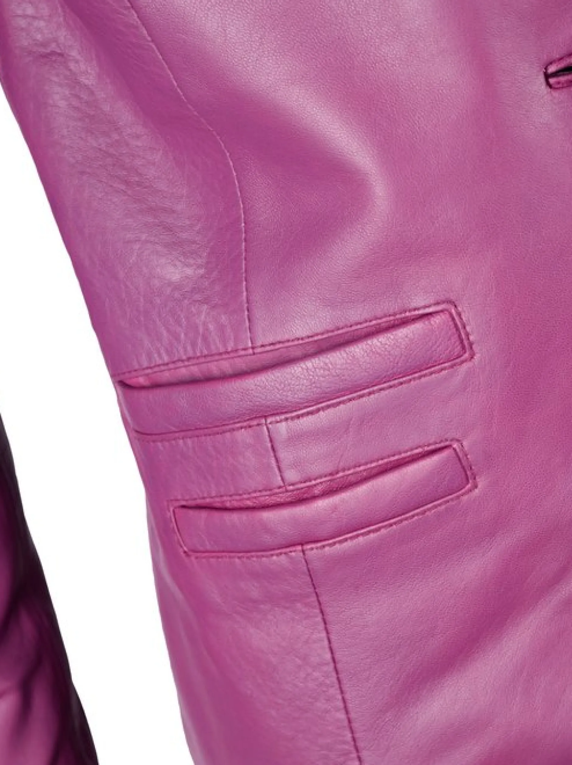 JCC Damen Lederblazer in lila