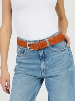 JCC Damen Ledergürtel in orange