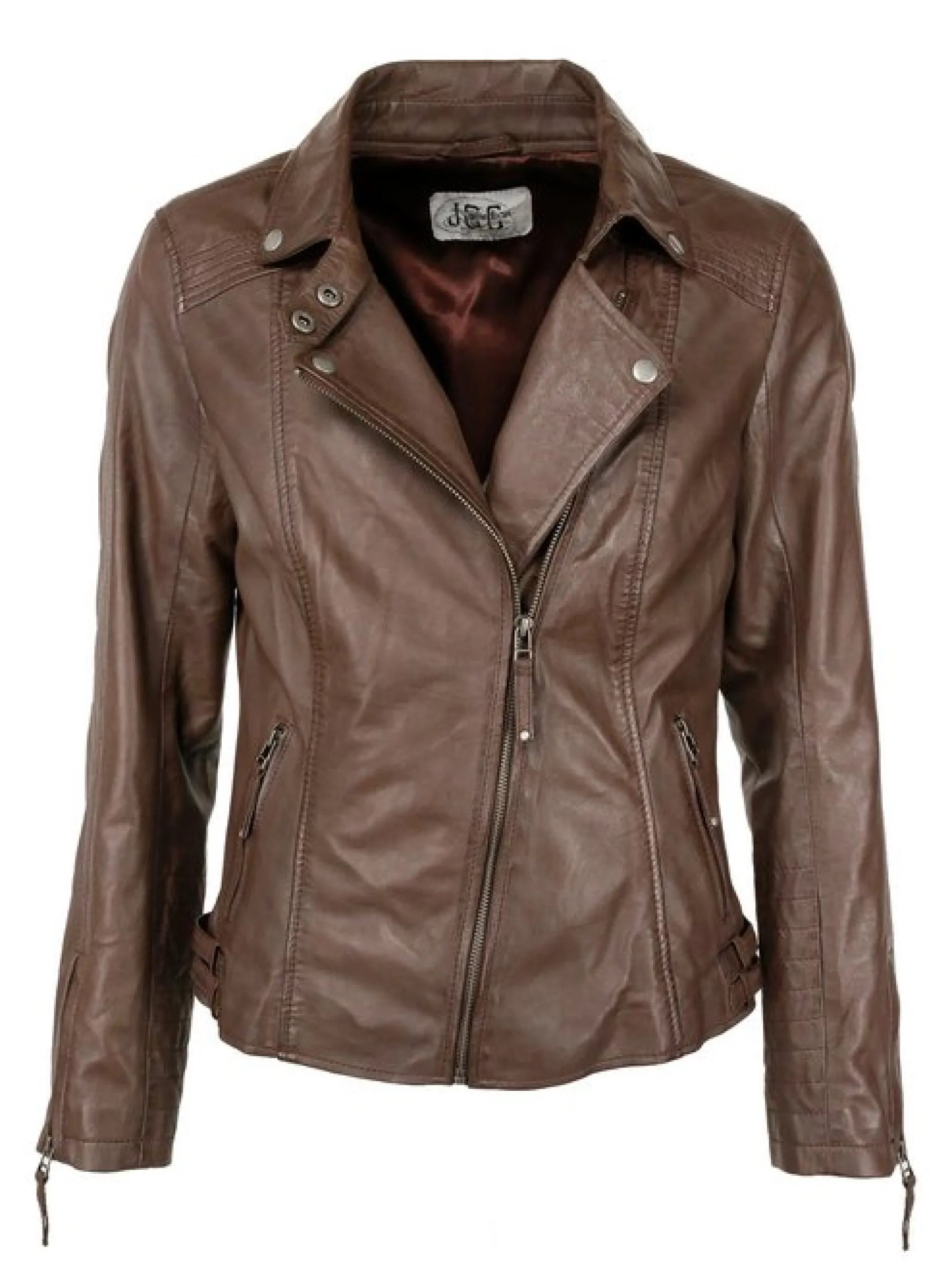 JCC Damen Lederjacke in braun