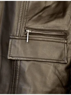 JCC Damen Lederjacke in braun