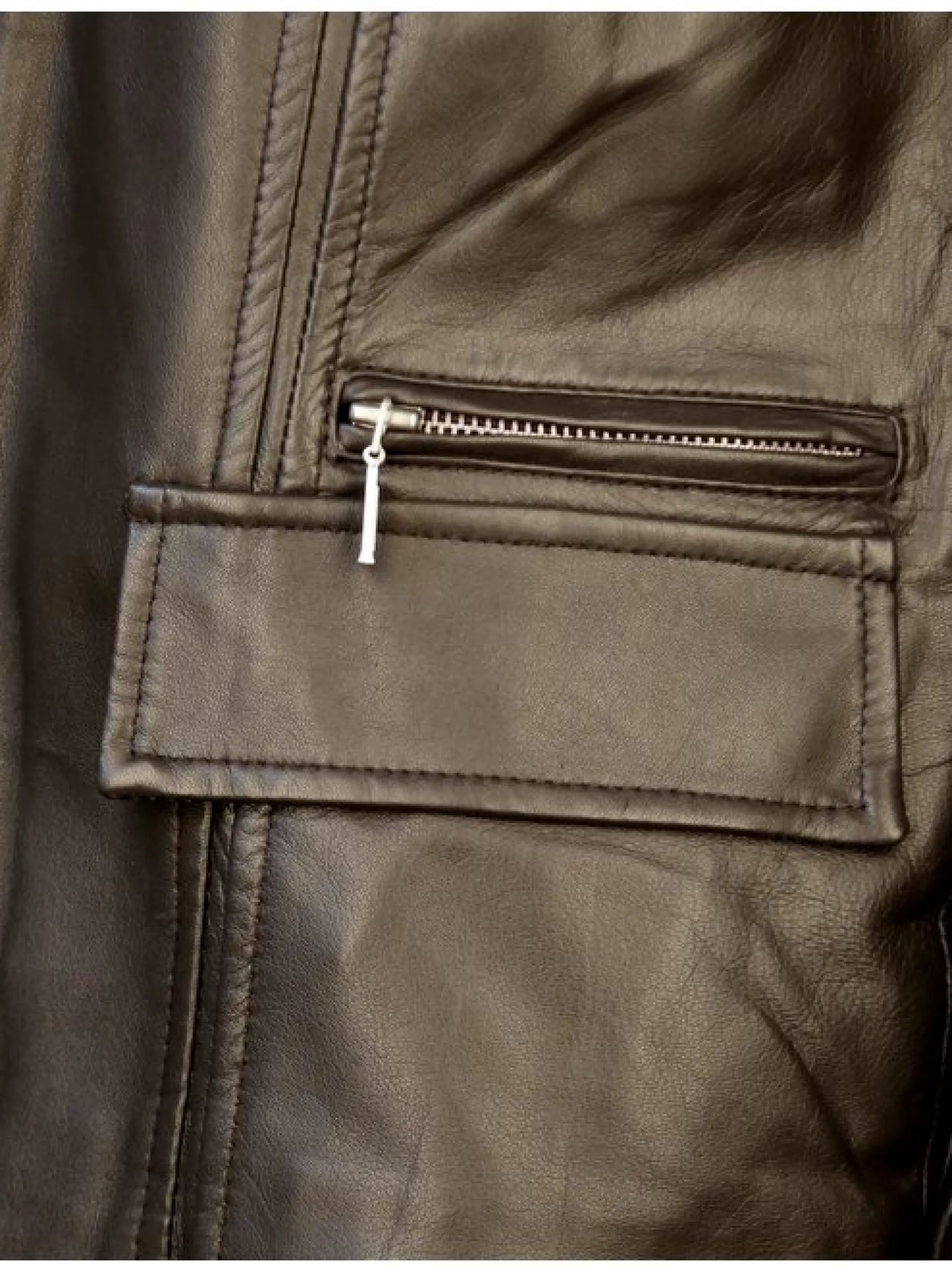 JCC Damen Lederjacke in braun