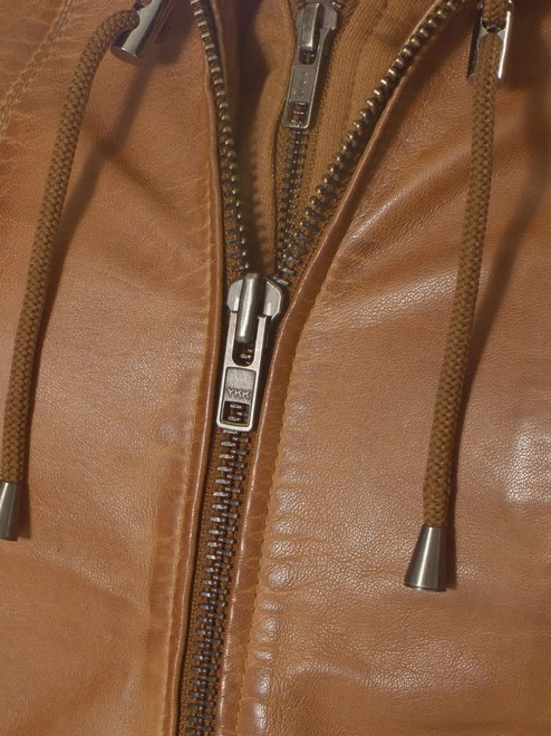 JCC Damen Lederjacke in cognac