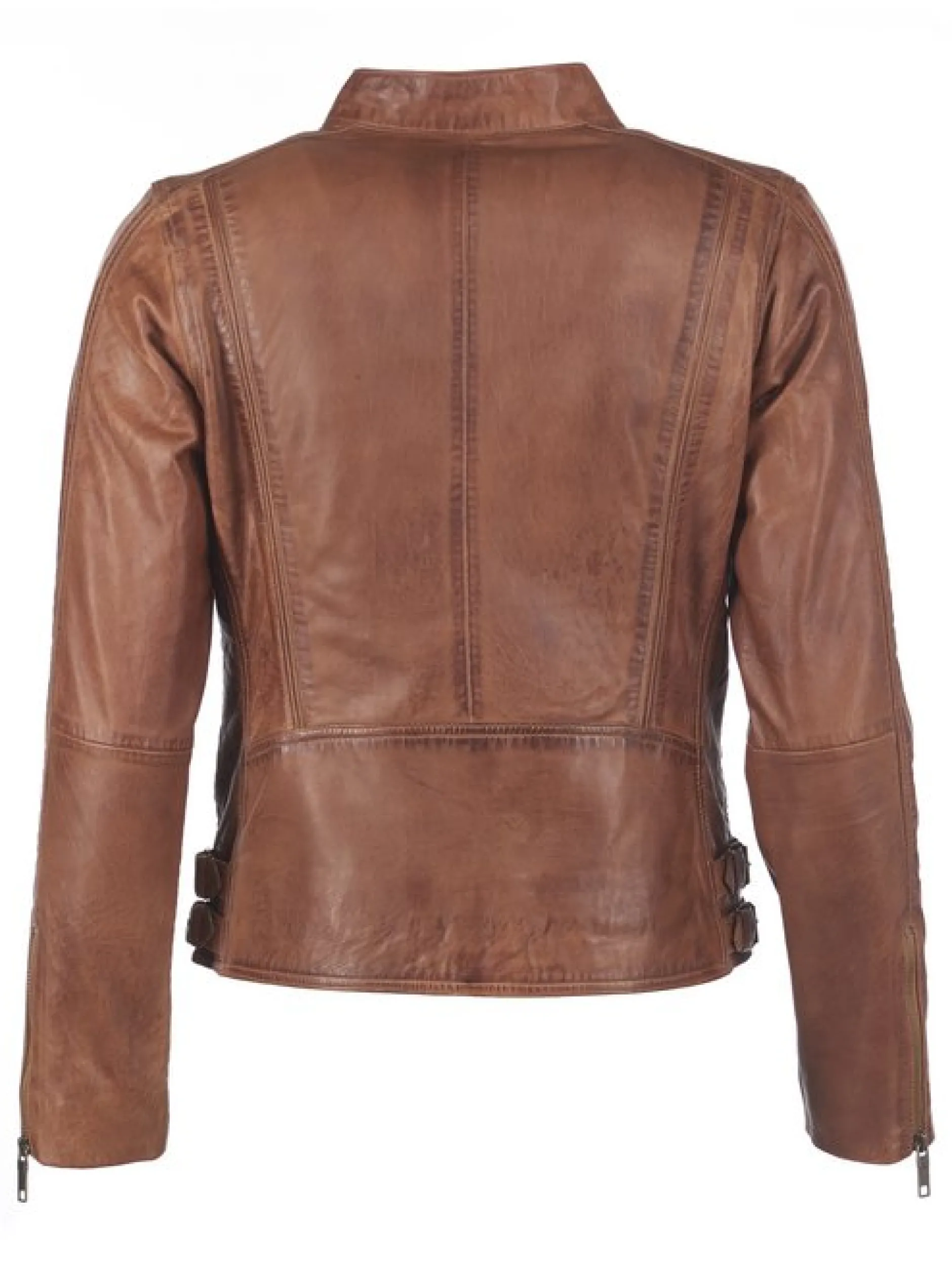 JCC Damen Lederjacke in cognac