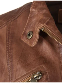 JCC Damen Lederjacke in cognac